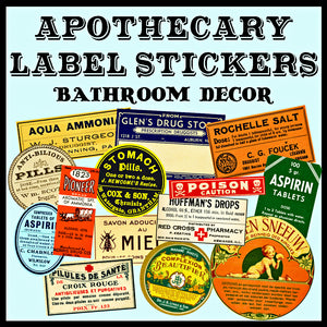 Apothecary Sticker Sheets