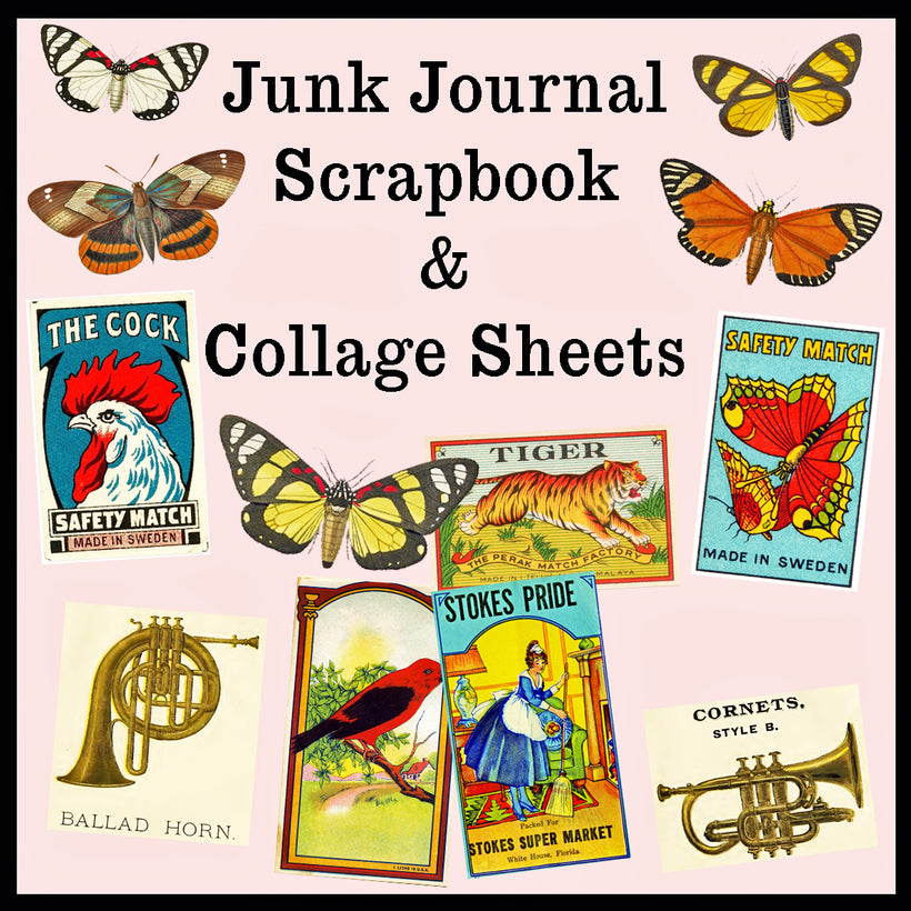 Collage, Advertising Ephemera, Scrapbook &amp; Clip Art