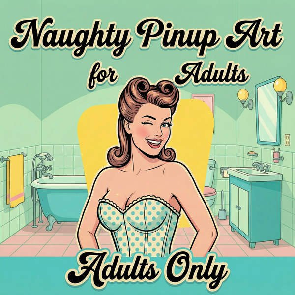 Naughty Sassy Clip Art Tags for Risqué Junk Journal & Collage Crafters, 16 Tags, 2 DIY Craft Sheets