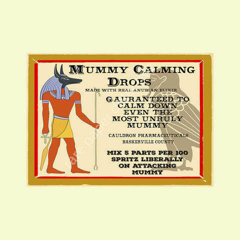 Halloween Print, Classic Monster Thriller Mummy Novelty Accent Print for Decorations & Halloween Party Decor, 26-5