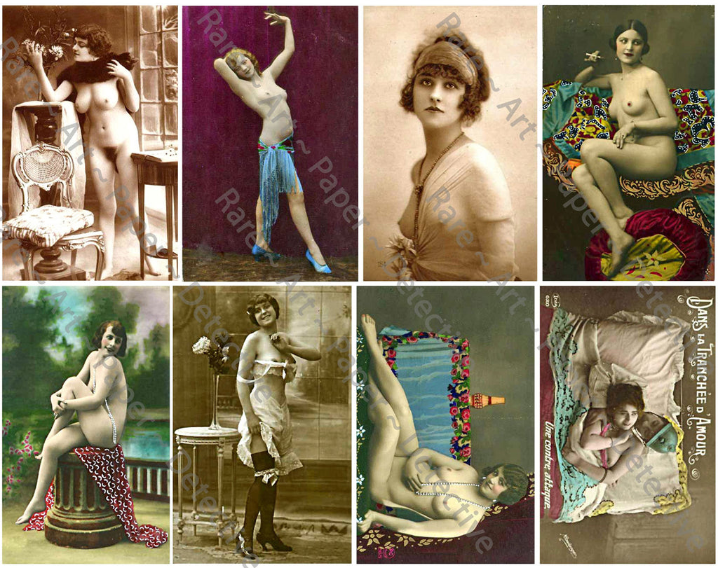 junk nude Naughty Nude Clip Art Tags for Risqué Junk Journal & Collage Crafters, –  Rare Paper Detective
