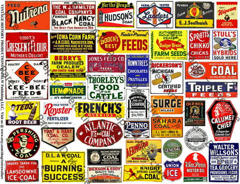French Poster Stickers, Vintage Advertising for Altered Arts & Collage –  Rare Paper Detective