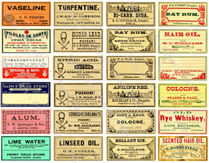 Apothecary Stickers & Medicine Cabinet Labels , Pharmacy Bottle